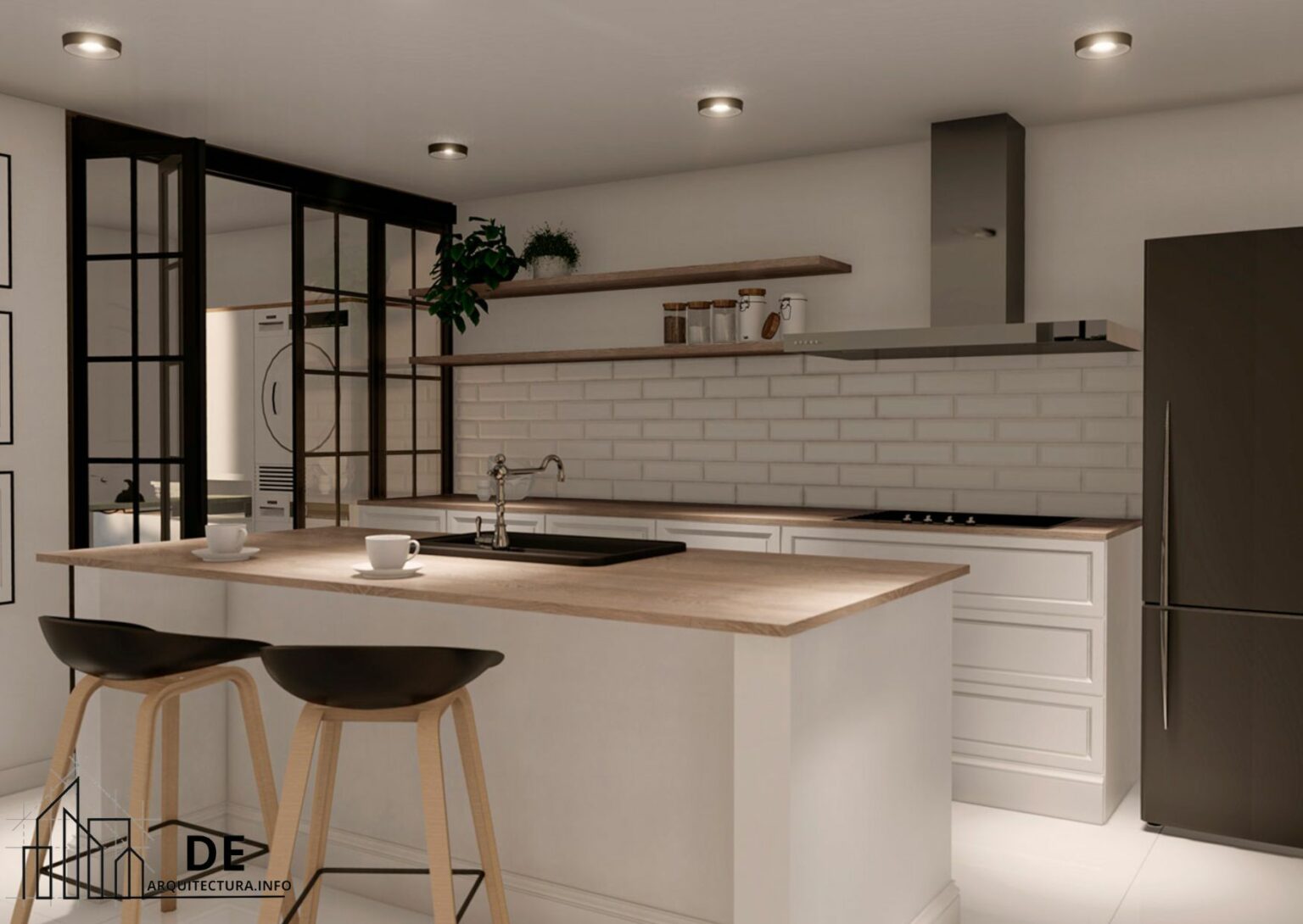 renderización-de-cocina